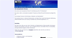 Desktop Screenshot of bnc.info