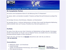 Tablet Screenshot of bnc.info